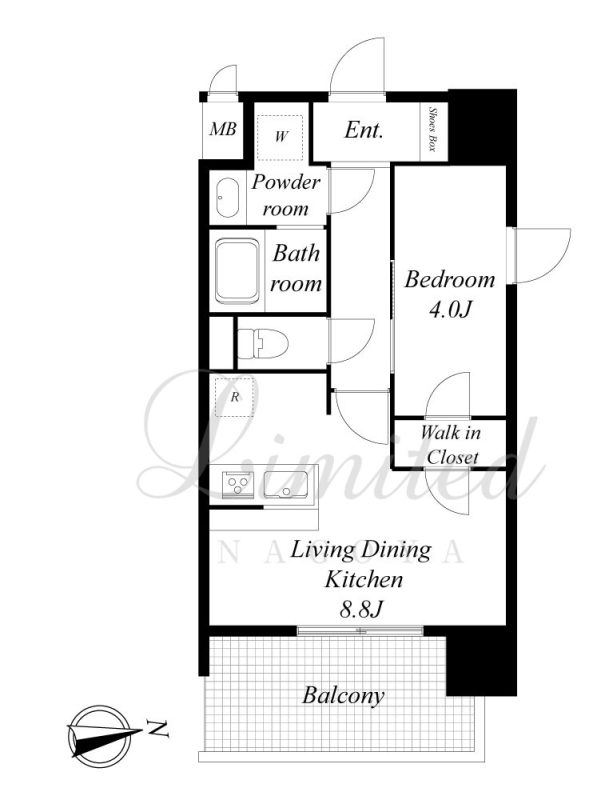 S-RESIDENCE上飯田Northの間取り