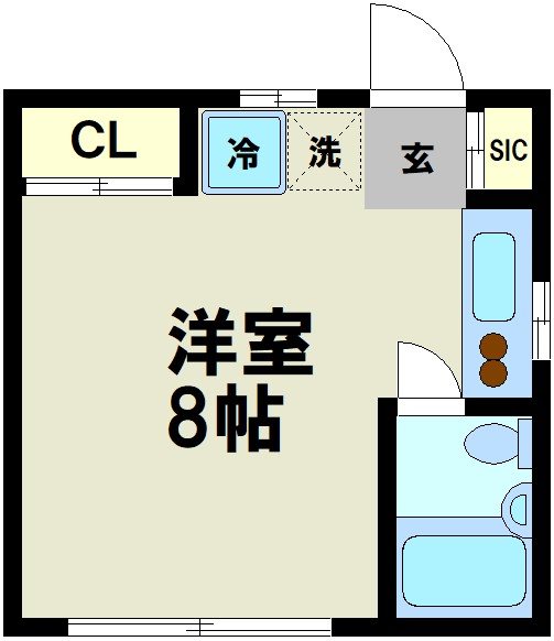 渋谷区初台のマンションの間取り