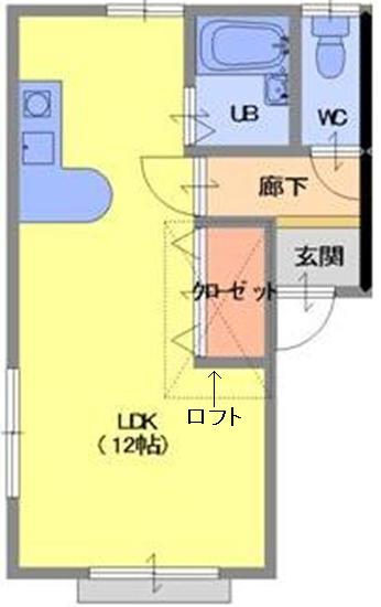 【サンハウスつばくろの間取り】