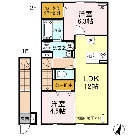 エレガンテ　フィオーレの間取り