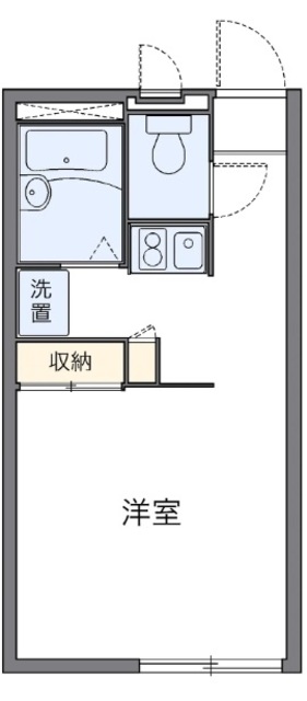 レオパレス北国分の間取り