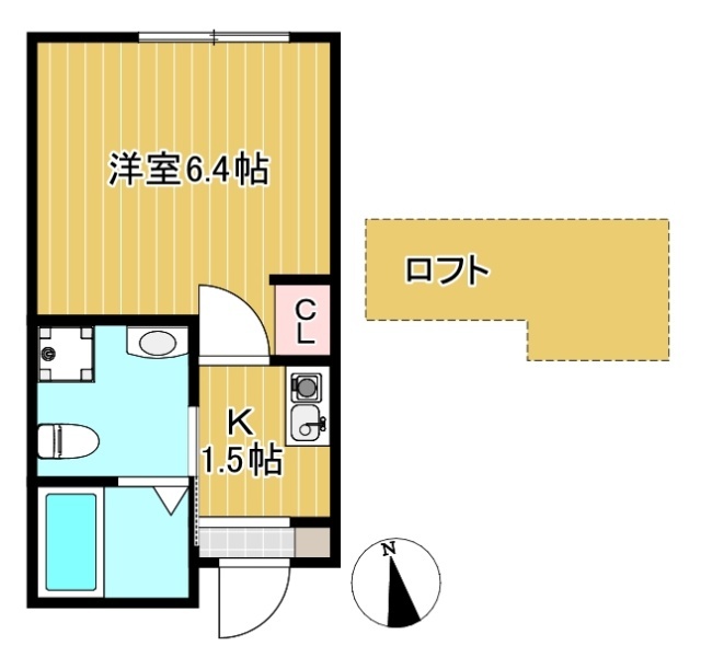 練馬区西大泉のアパートの間取り