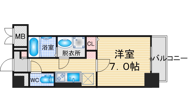 アクアコート大曽根の間取り