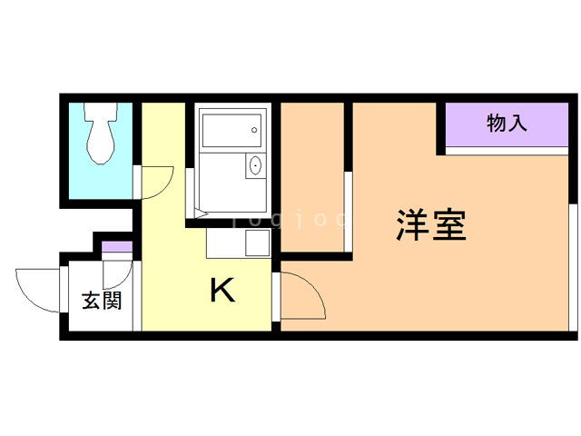 レオパレスタウンコート石川IIの間取り