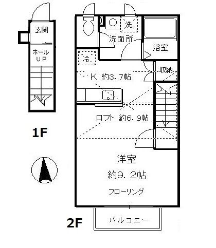 メゾン・ド・モネの間取り