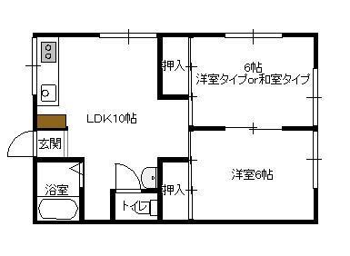 ハイホーム杉土手１の間取り