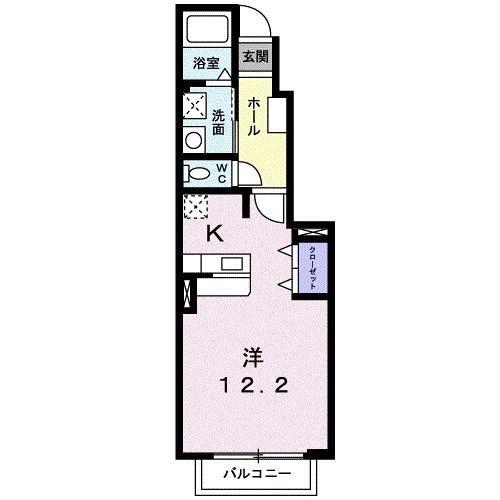 リバーサイド　小田渕の間取り