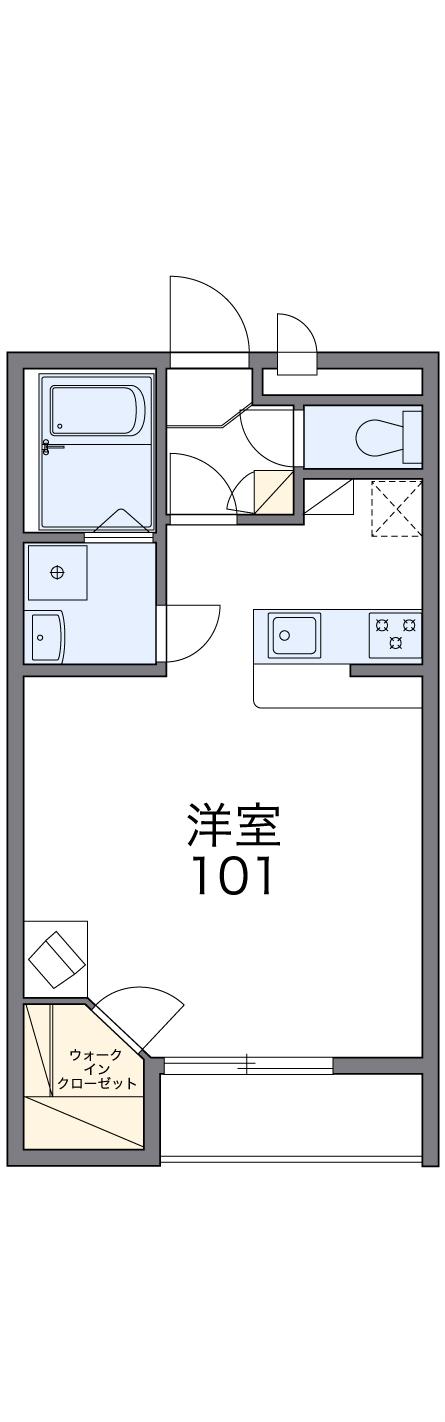 【レオパレス成田の間取り】