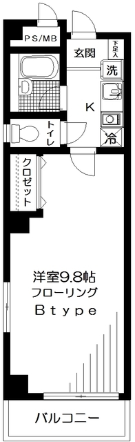 【ラルク赤羽の間取り】