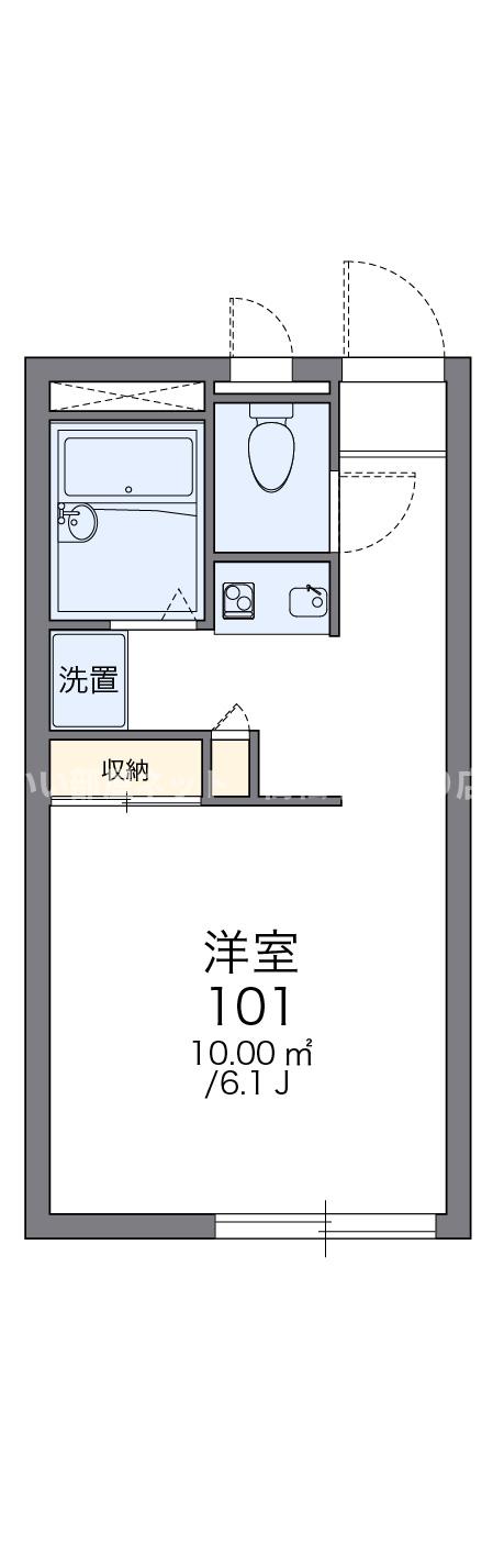 レオパレス坂出の間取り