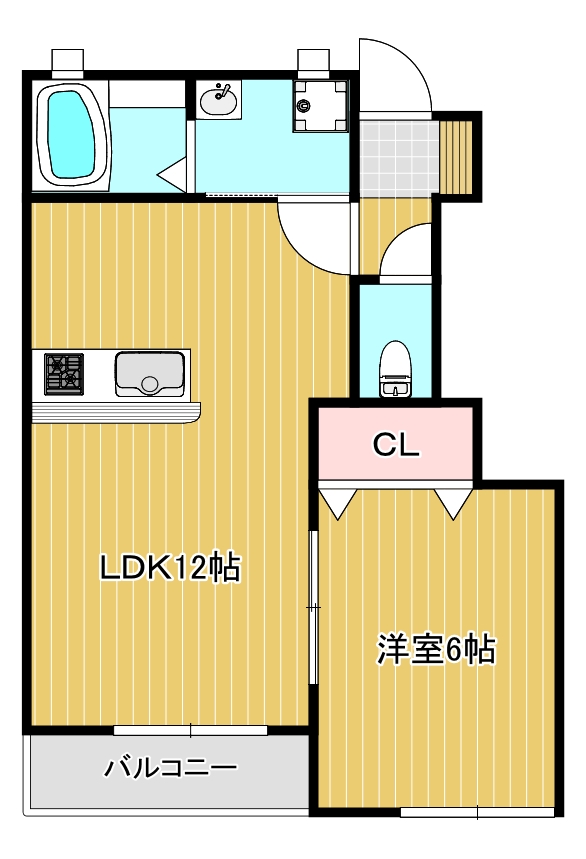 ラック早島の間取り