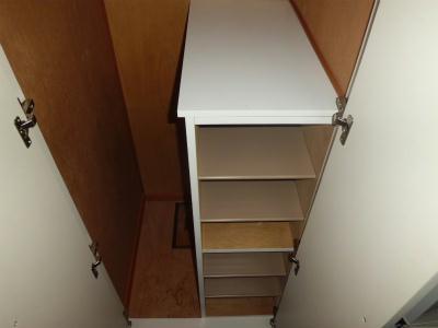 収納　ビッグサイズの玄関収納。