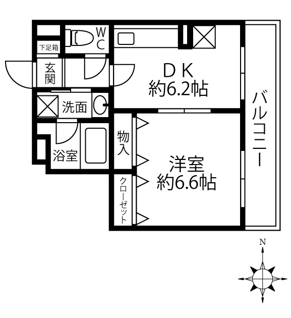 シーサイドハイツの間取り