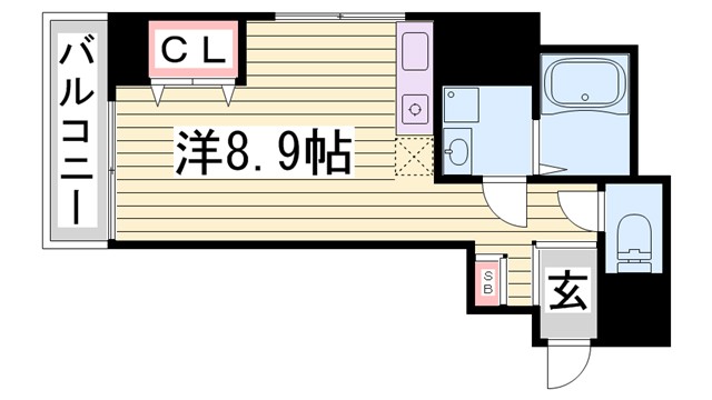 Kitano Flats Plusの間取り