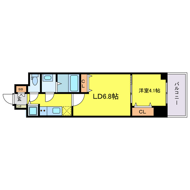 スプランディッド堀江の間取り