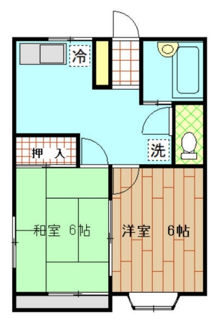 サンハイムIIの間取り