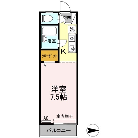 コーポエルムの間取り