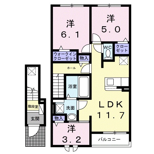 ハレレアの間取り