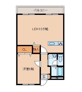 遠賀郡遠賀町大字今古賀のマンションの間取り