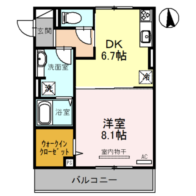 ノーブル 希の間取り