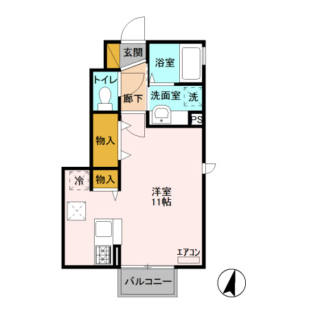 フォーゲルテラス ロート 29の間取り