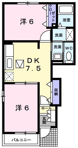 メゾン　シンシアの間取り