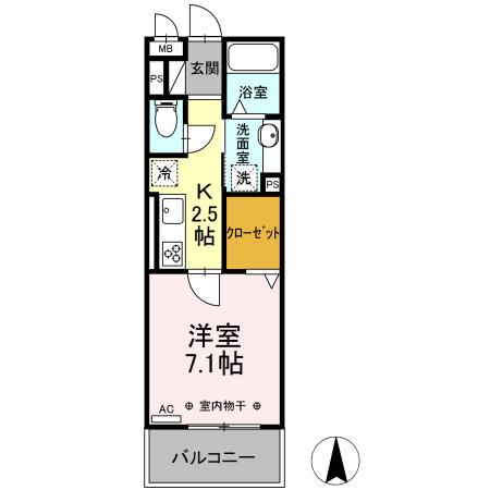 クインシー１８の間取り