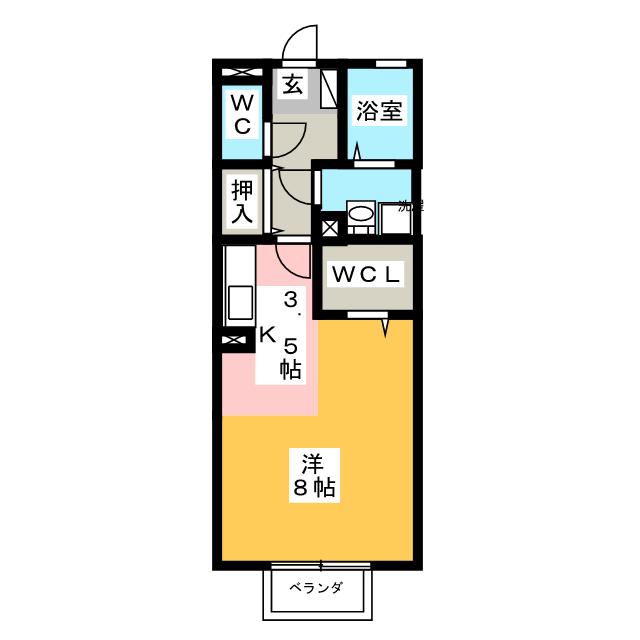 ラ　フォーレ幸心Ａ棟の間取り