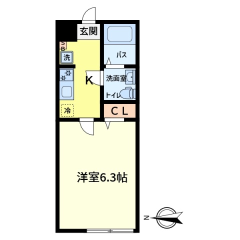 and Kitsune金町の間取り