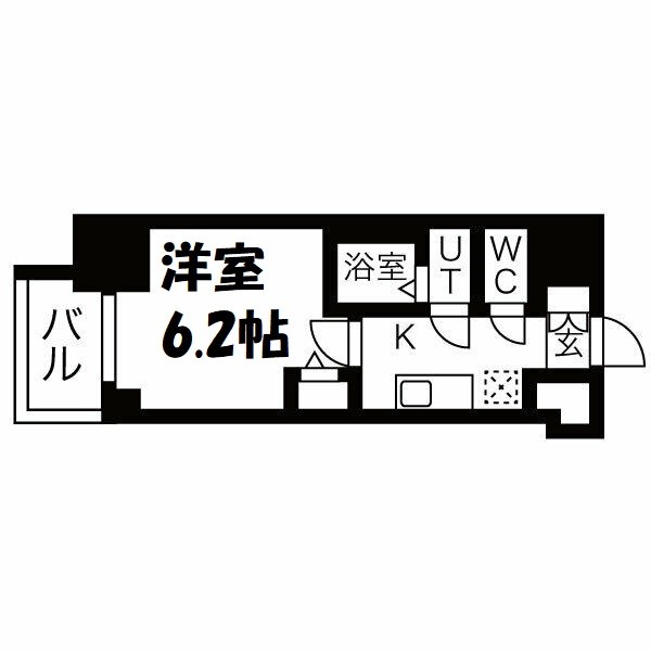 メイクスWアート浅間町の間取り
