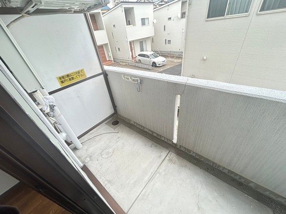バルコニー　※別部屋の写真です