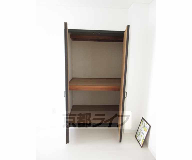 収納　充実した収納スペース。