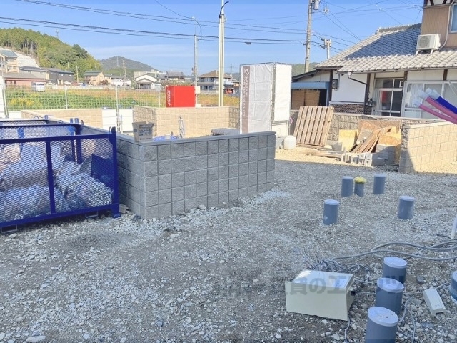 エントランス　建築中