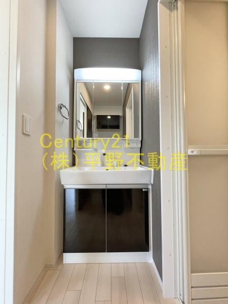 洗面設備　同建設会社施工の別物件です。