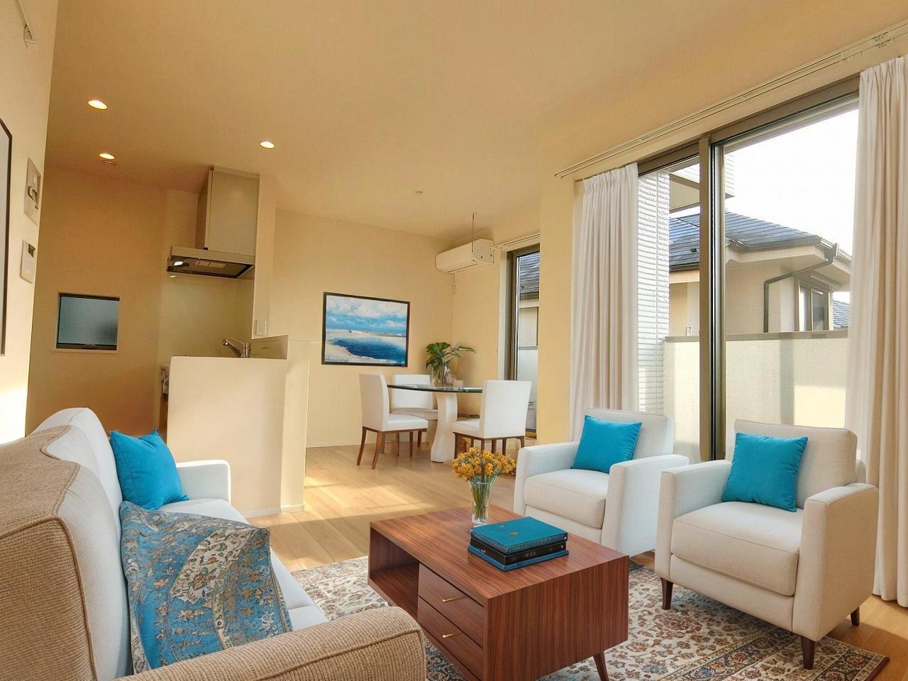 居室・リビング　CG家具のため実際は家具が付きません