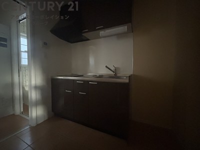 キッチン　2口IHコンロ付き！