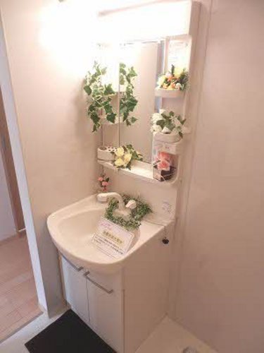 洗面設備　下の階の写真です。