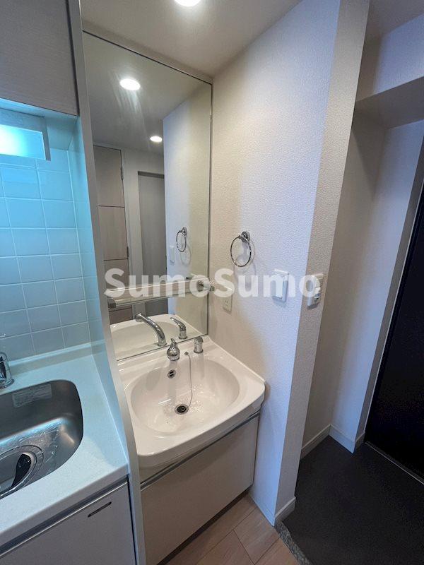 洗面設備　使いやすい洗面所です