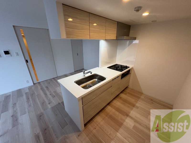 キッチン　システムキッチンなので、すぐお料理に使えます！