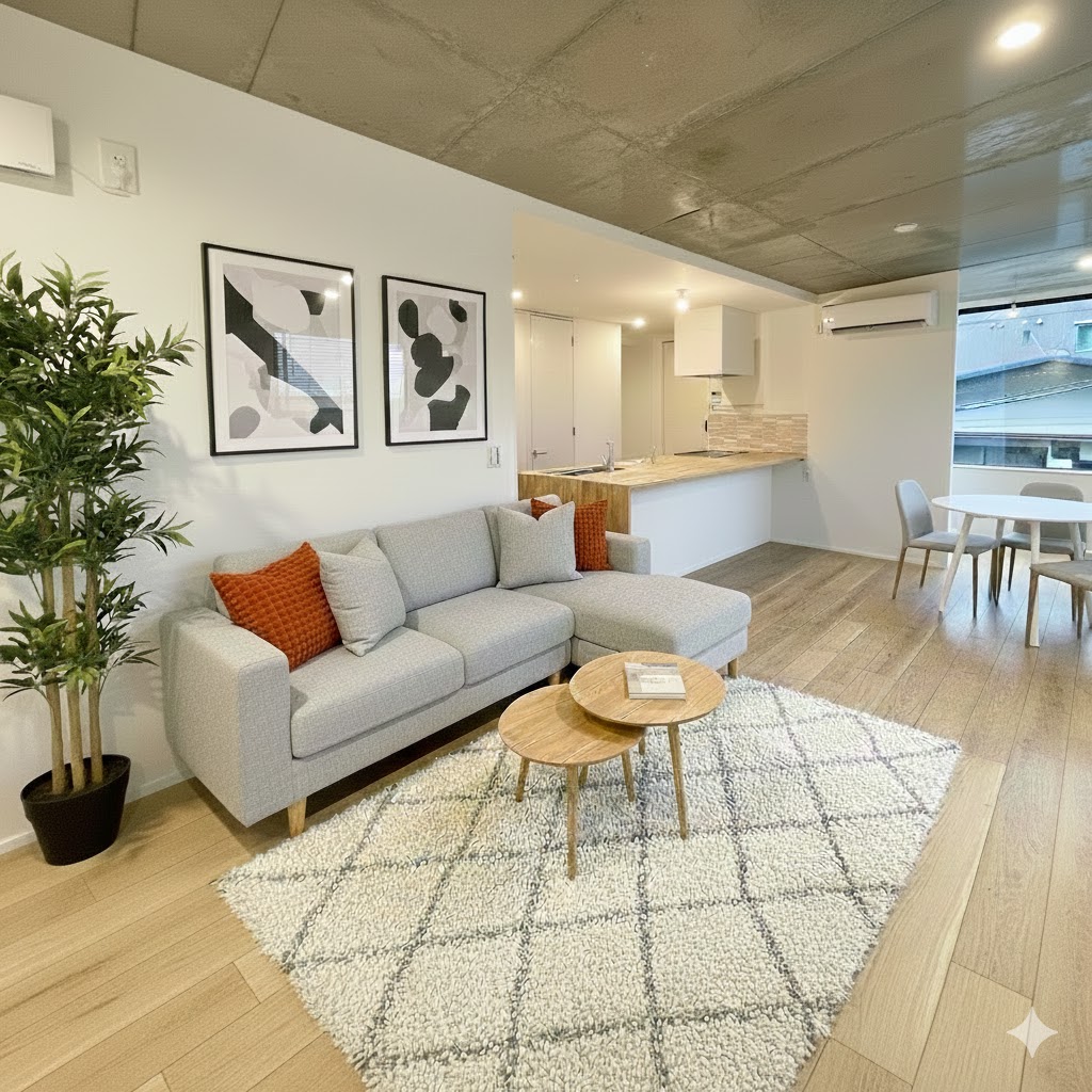 居室・リビング　リビング１５畳超えで広々