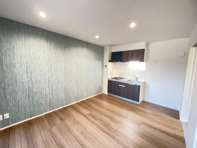 居室・リビング　照明はダウンライトです