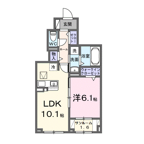 リヒトミューレの間取り