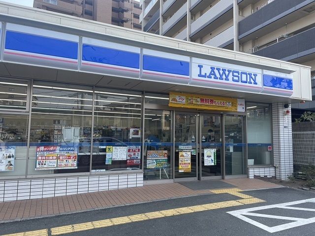 コンビニ　ローソン野崎駅北店様（コンビニ）まで450m
