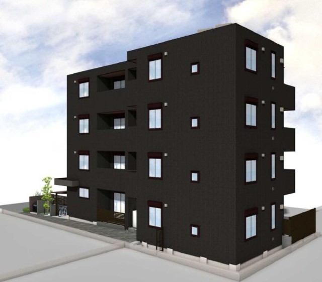 建物外観　完成予想イメージパース