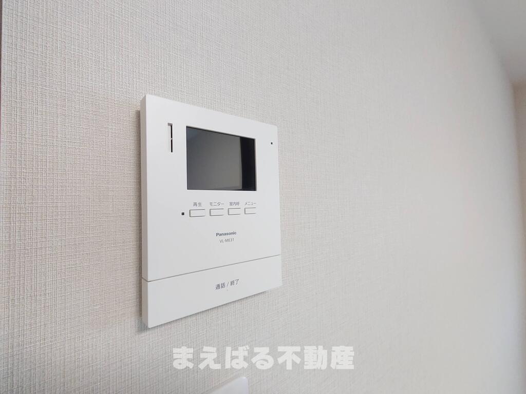 セキュリティ　モニターホンで誰がきても安心です