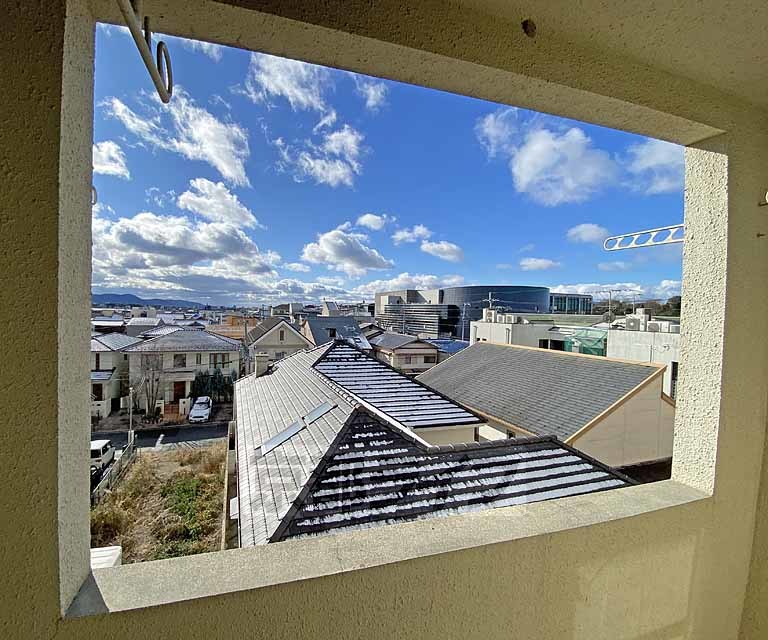 眺望　バルコニーからの景色です。
