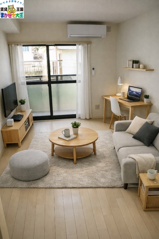 居室・リビング　家具・インテリアはＣＧです