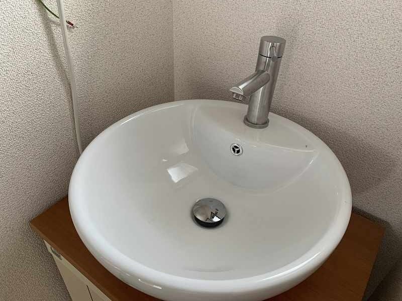 洗面設備　※同間取り別部屋の写真です。