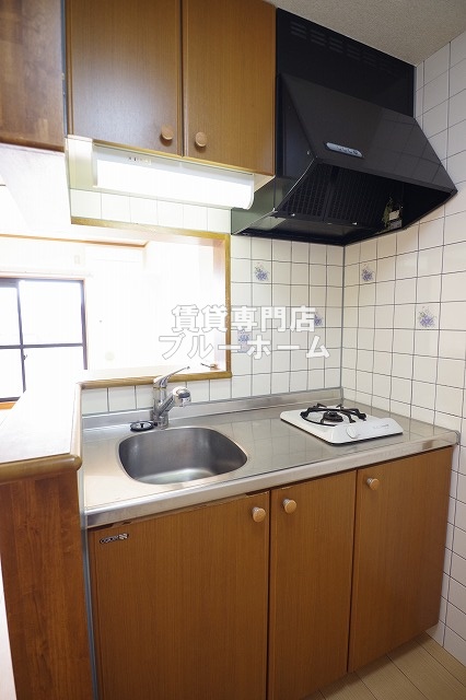 キッチン　1口コンロのカウンターキッチンです！