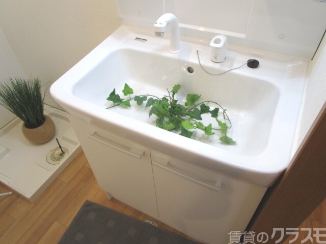 洗面設備　外出から帰ったらうがい・手洗いです。